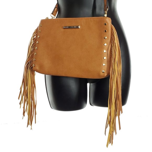 POPPIES & PEONIES Handbags - POPPIES & PEONIES Fringe Crossbody Bag Hippie Boho